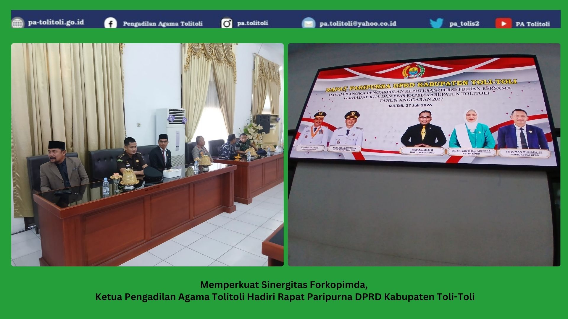 Rapat Paripurna DPRD juli 2026