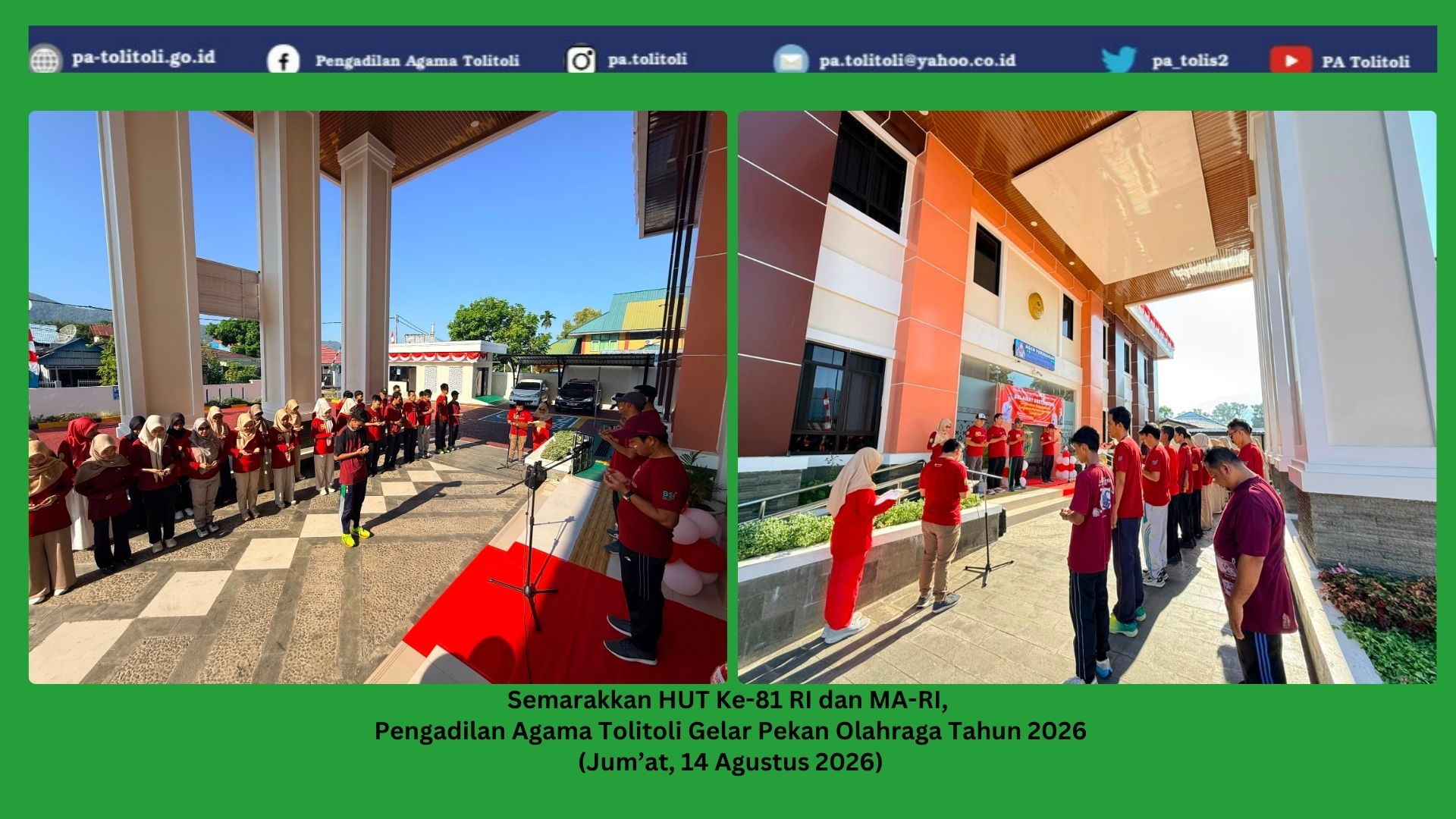 pembukaan hut mari 2026