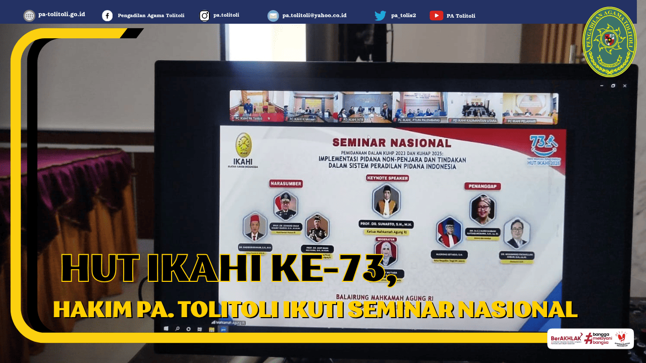 hakim ikut seminar 1